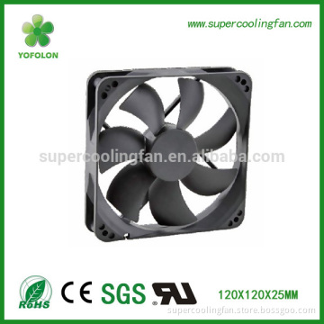 Free Standing 12v DC axial fans 120X120X25mm